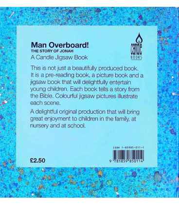 Jigsaw Book: Man Overboard Back Cover