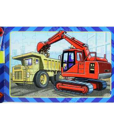 Big Trucks Jigsaw Book Inside Page 2