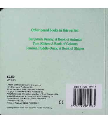 Peter Rabbit Back Cover
