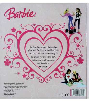 Barbie Tell the Time With Me Back Cover