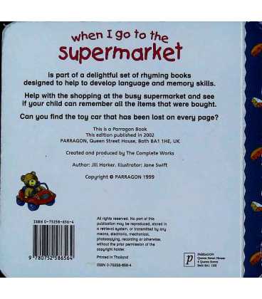 When I Go to the Supermarket Back Cover