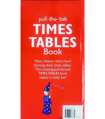 Pull-the-Tab Times Table Book Back Cover