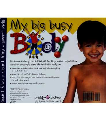 Big and Busy: My Big Busy Body Activity Book Back Cover