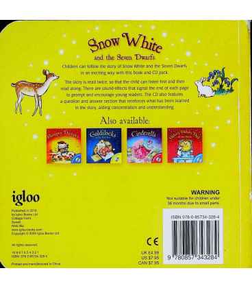 Snow White and the Seven Dwarfs Back Cover