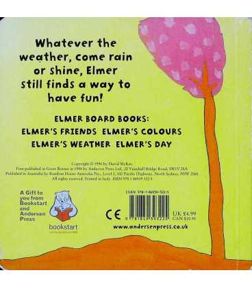 Elmer's Weather Back Cover