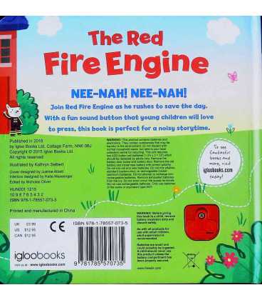 The Red Fire Engine Back Cover