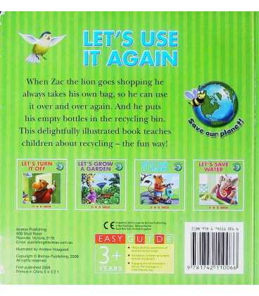 Lets Use It Again (Lets Environment Series) Back Cover