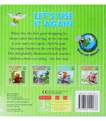 Lets Use It Again (Lets Environment Series) Back Cover