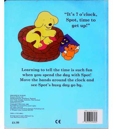 Spot Tells the Time Back Cover