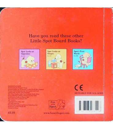 Spot Looks at Colours Back Cover