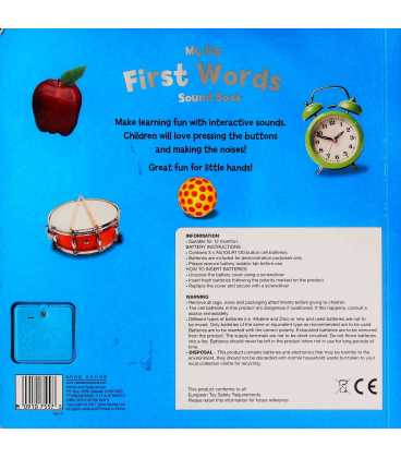 My Big First Words Sound Book Back Cover