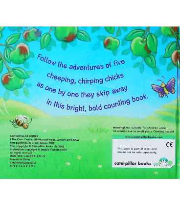 Five Cheepy, Chirpy Chicks Back Cover