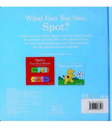 What Can You See Spot? Back Cover