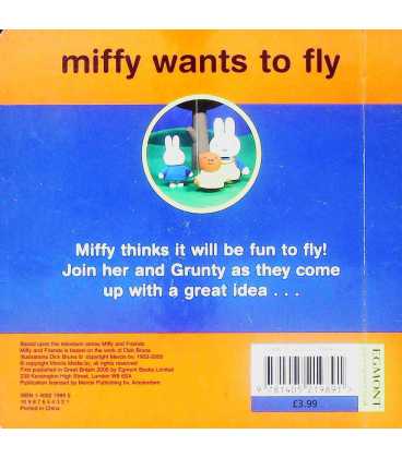 Miffy Wants to Fly Back Cover