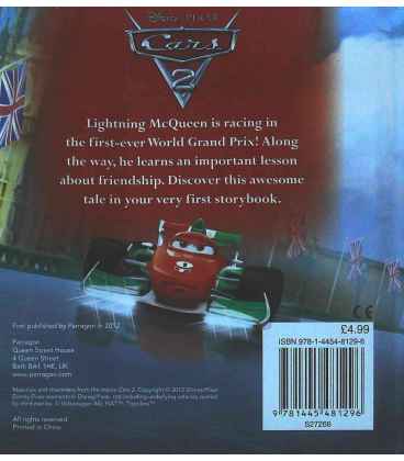 Disney Cars 2 - My First Storybook Back Cover