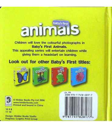 Animals Back Cover