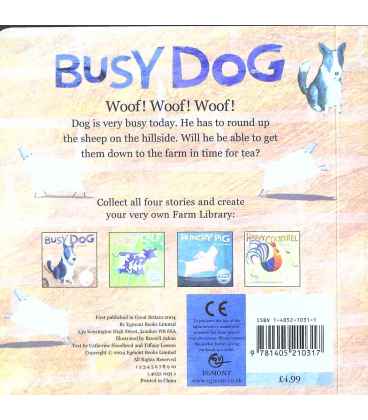 Busy Dog Back Cover