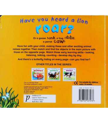 Lion Roar Back Cover