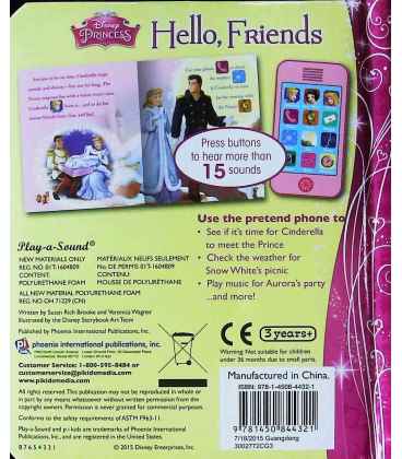 Disney Princess Back Cover