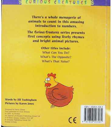 What Do You See? (Curious Creatures) Back Cover