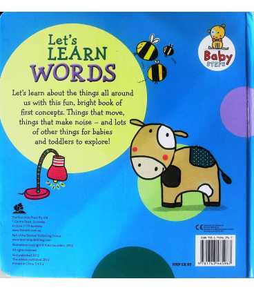 Let's Learn Words Back Cover
