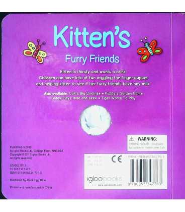 Kitten's Fury Friends Back Cover