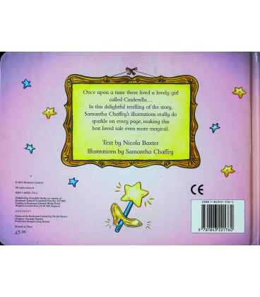 Cinderella: A Sparkling Fairy Tale Back Cover