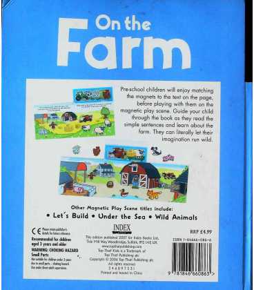 On the Farm (Magnetic Playscenes) Back Cover