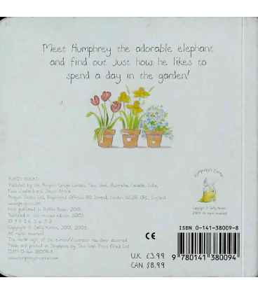 Humphrey's Garden Back Cover