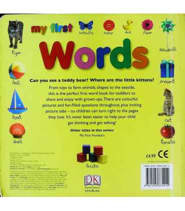 My First Words Back Cover