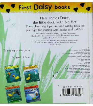 Daisy's Day Out Back Cover