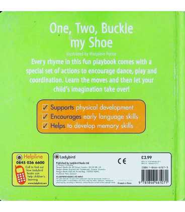 One, Two, Buckle My Shoe Back Cover