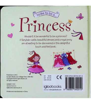 Princess (I'd Like to be) Back Cover