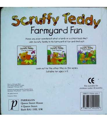 Scruffy Teddy: Farmyard Fun Back Cover