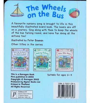 The Wheels on the Bus Back Cover