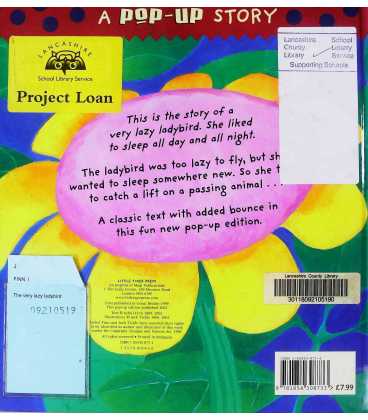 The Very Lazy Ladybird Back Cover