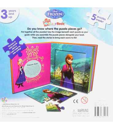 Disney Frozen My First Puzzle Book Back Cover