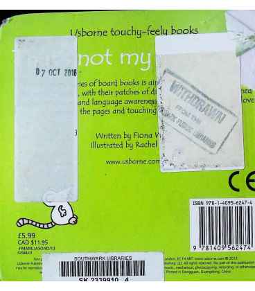 That's Not My Meerkat (Usborne Touchy-Feely Books) Back Cover