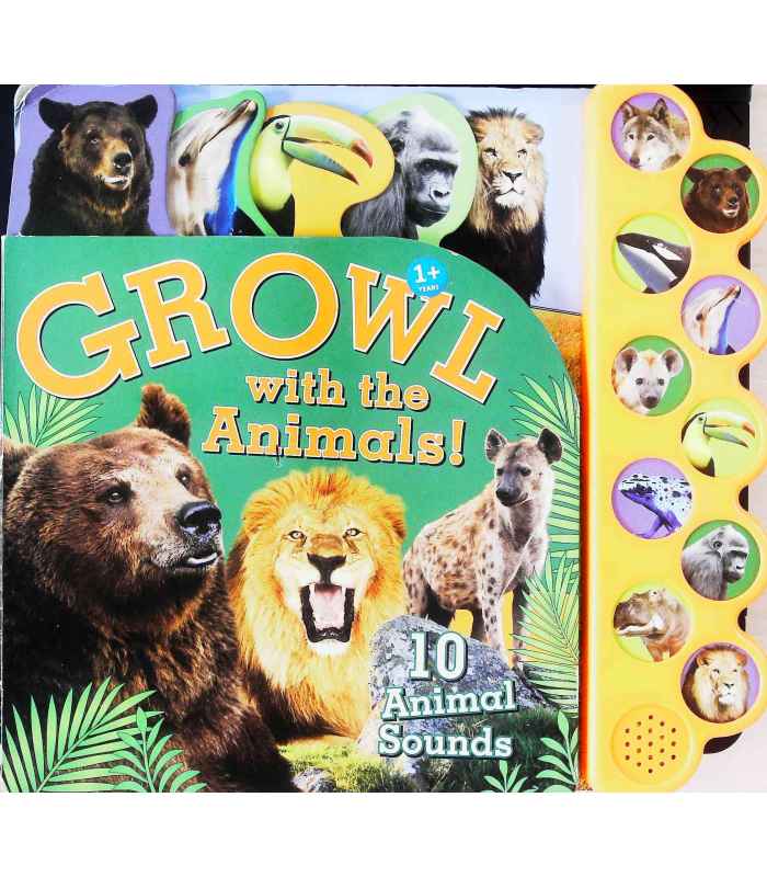Growl with the Animals!: 10 Animal Sounds | Parragon | 9781472361059 Growl with the Animals!: 10 Animal Sounds | Parragon | 9781472361059