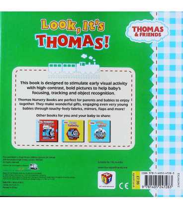 Look, it's Thomas! Back Cover