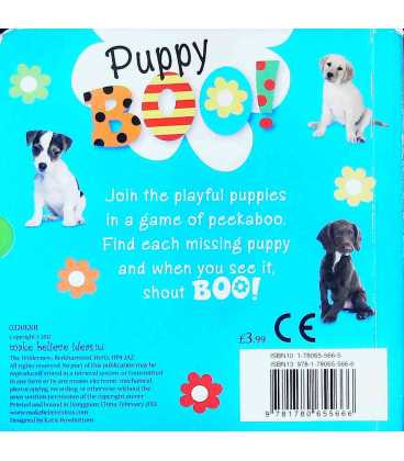 Puppy Boo! Back Cover