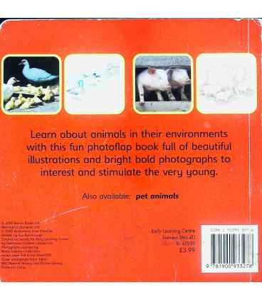 Farm Animals Back Cover