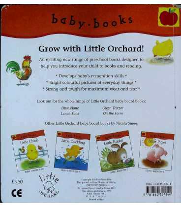 Little Chick (Little animals) Back Cover