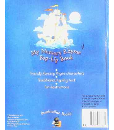 My Nursery Rhymes Pop-Up Book Back Cover