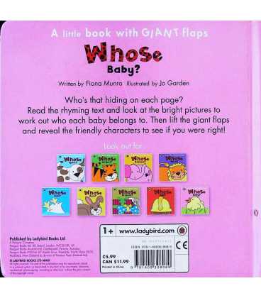 Whose...baby? Back Cover
