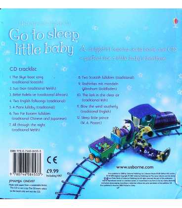 Go to Sleep Little Baby Back Cover