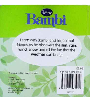 Rain and Shine (Bambi) Back Cover