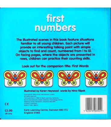 First Numbers Back Cover