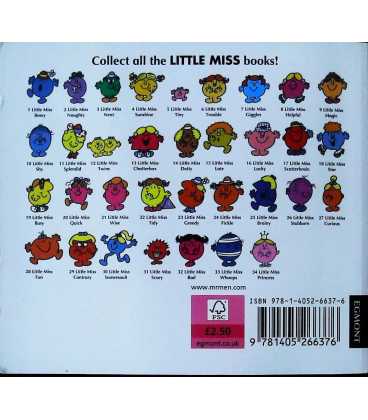 Little Miss Naughty Back Cover