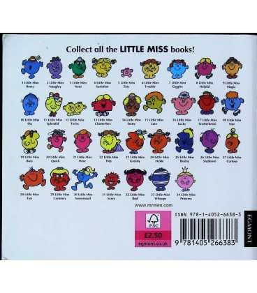 Little Miss Princess Back Cover